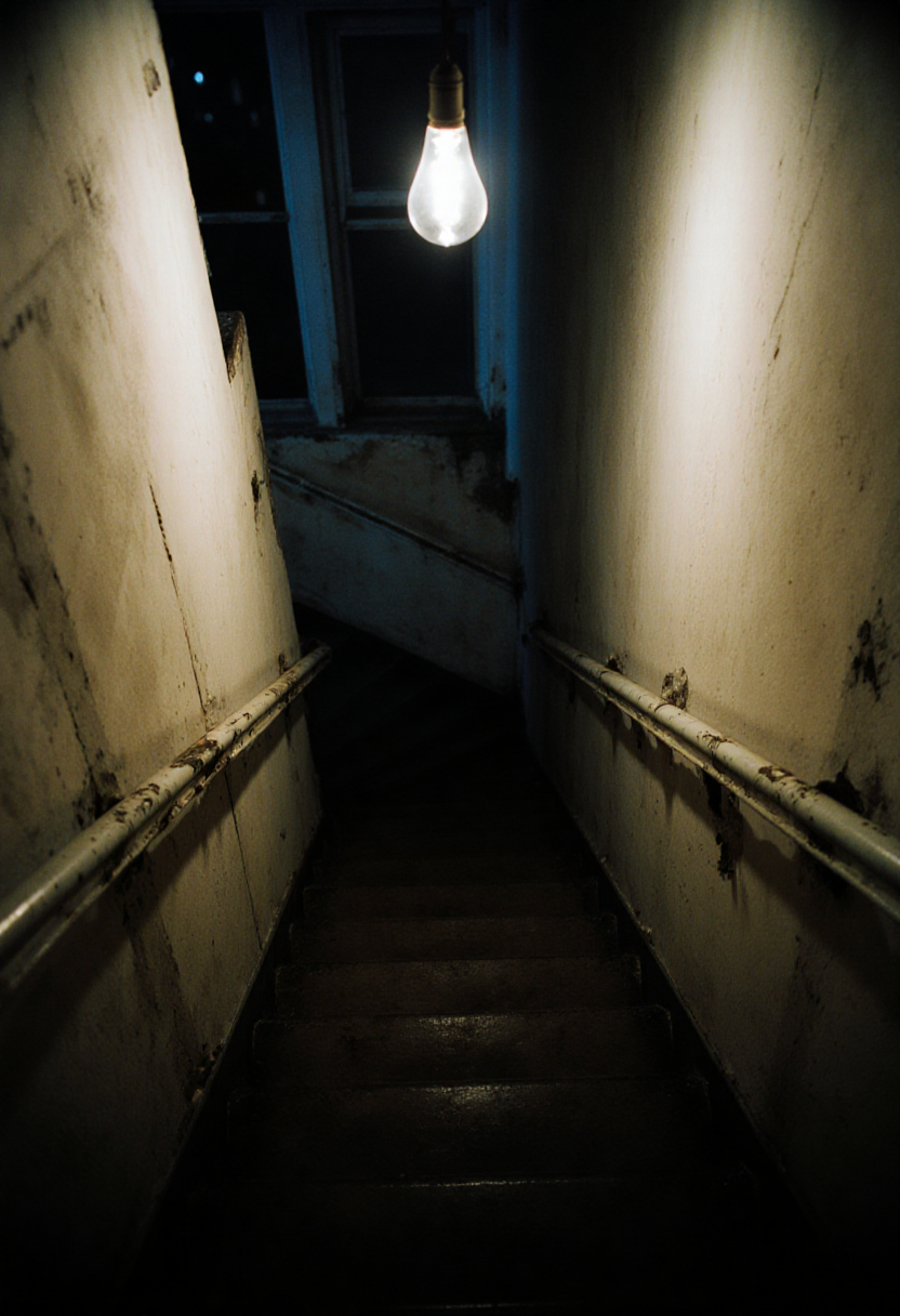 A stairwell.